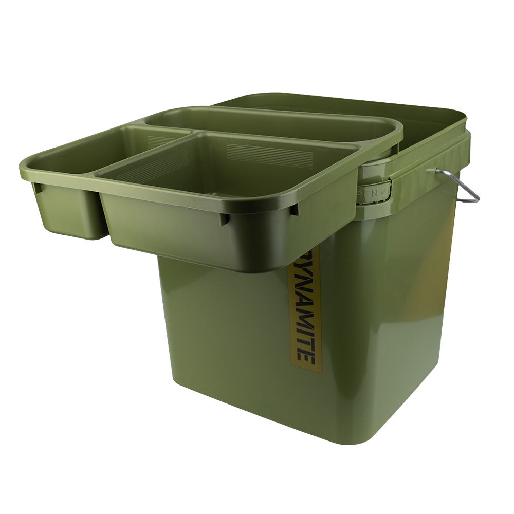 Dynamite Square Carp Bucket 17L