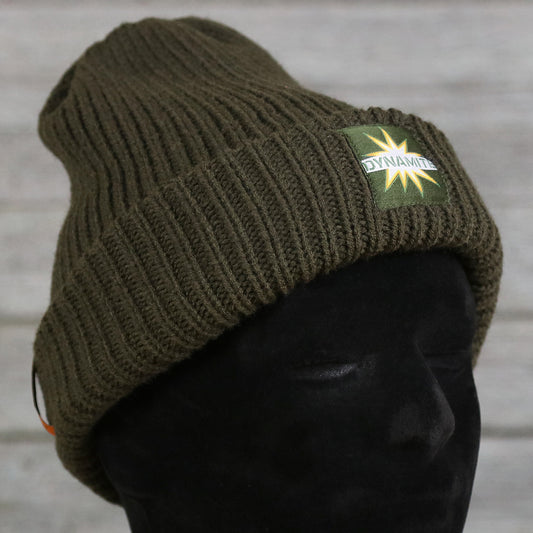 Dynamite Chunky Knit Woolly Hat Olive Green