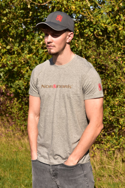 Normark Grey Offset Logo Embroidered Cap