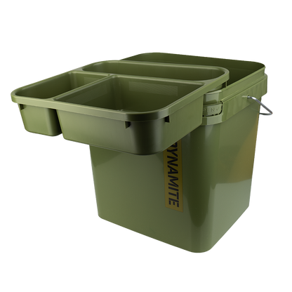 Dynamite Square Carp Bucket 17L