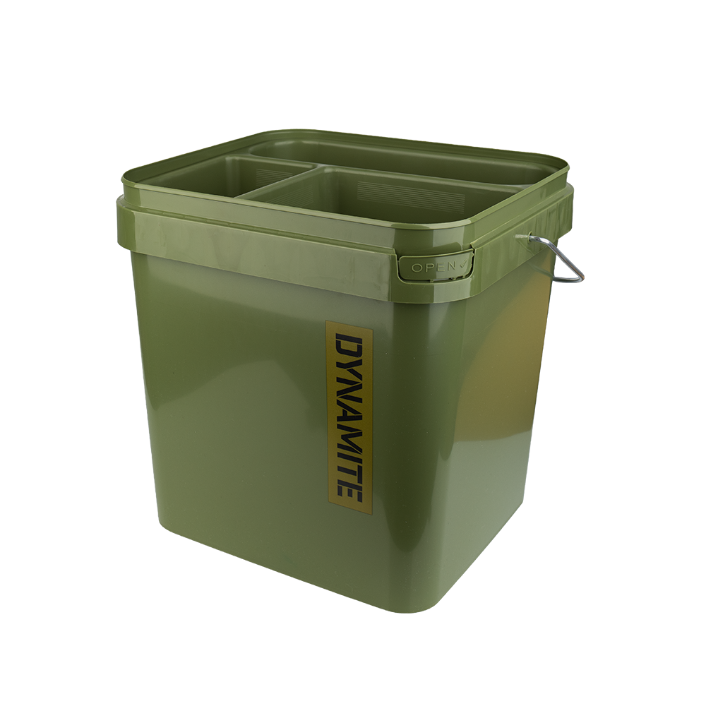 Dynamite Square Carp Bucket 17L