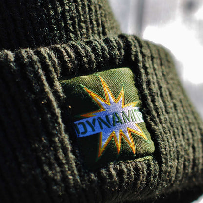 Dynamite Chunky Knit Woolly Hat Olive Green